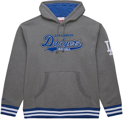 Mitchell & Ness Men's Los Angeles Dodgers Grey Sunwash Pullover Hoodie