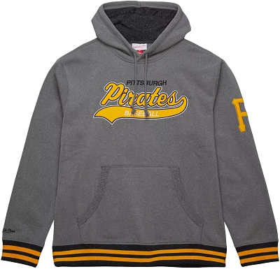 Mitchell & Ness Men's Pittsburgh Pirates Grey Sunwash Pullover Hoodie