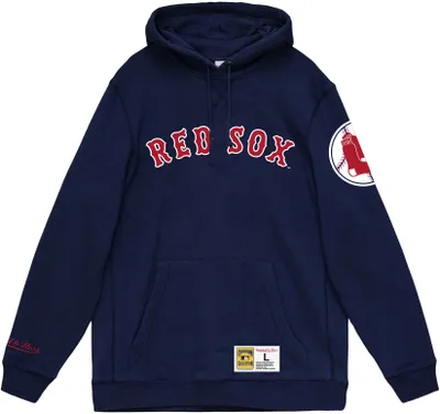 Mitchell & Ness Men's Boston Red Sox Navy Vintage Logo Pullover Hoodie