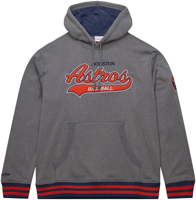 Mitchell & Ness Men's Houston Astros Grey Sunwash Pullover Hoodie