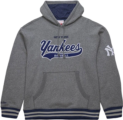 Mitchell & Ness Men's New York Yankees Grey Sunwash Pullover Hoodie