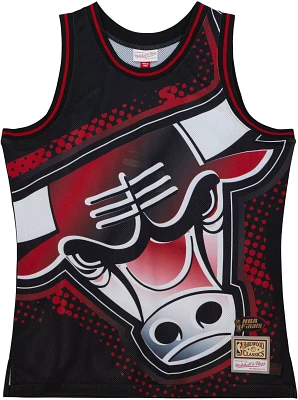 Mitchell and Ness Adult Chicago Bulls Big Face Tanks