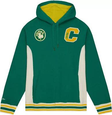 Mitchell and Ness Men's Boston Celtics Green French Terry Hoodie