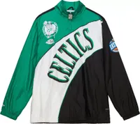 Mitchell and Ness Men's Boston Celtics White Arch Windbreaker