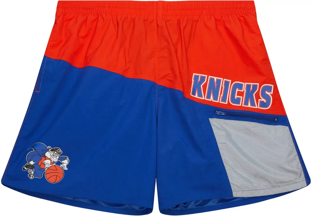 Mitchell and Ness Adult New York Knicks Utility Shorts