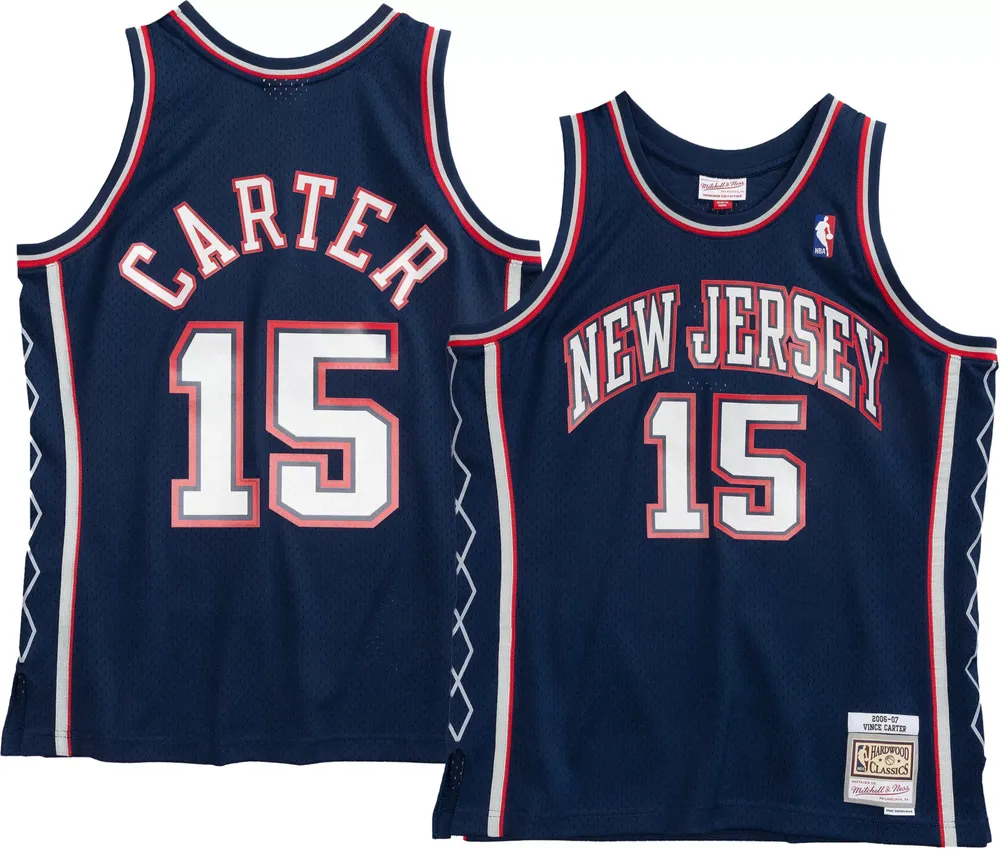 Mitchell and Ness Men's Brooklyn Nets Vince Carter #15 Swingman Jersey