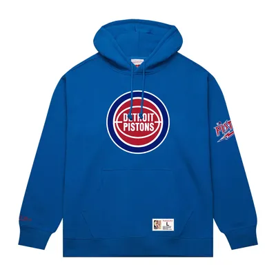 Mitchell and Ness Men's Detroit Pistons Royal All Hoodie