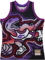 Mitchell and Ness Men's Toronto Raptors Black Big Face Tank Top