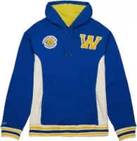 Mitchell and Ness Men's Golden State Warriors Royal French Terry Hoodie