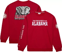 Mitchell & Ness Men's Alabama Crimson Tide All-Over Crew Neck 3.0 Pullover Sweatshirt