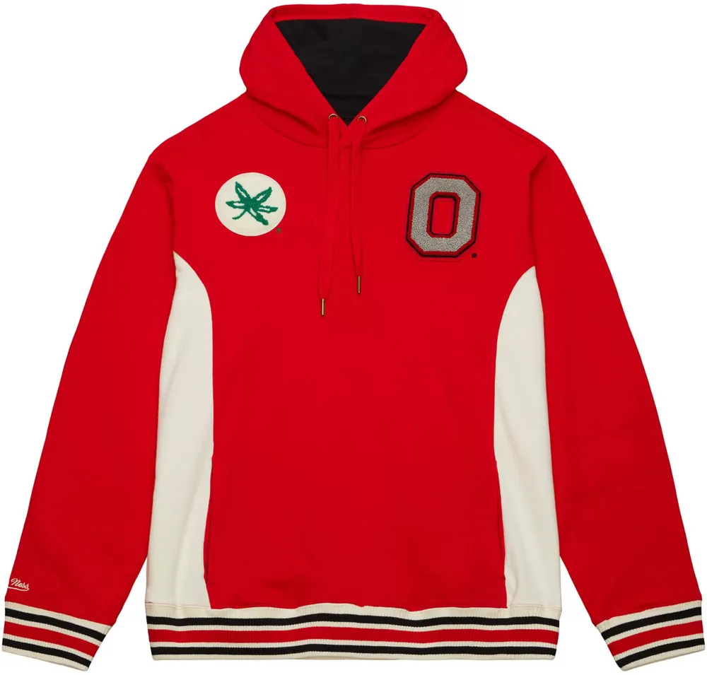 Mitchell & Ness Men's Ohio State Buckeyes Scarlet Legacy Terry Pullover Sweatshirt