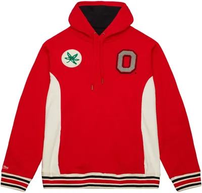 Mitchell & Ness Men's Ohio State Buckeyes Scarlet Legacy Terry Pullover Sweatshirt