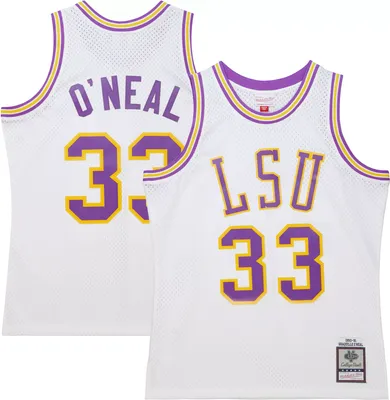 Mitchell & Ness Men's LSU Tigers #6 White Kevin Durant Swingman Home Jersey