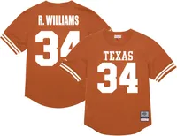 Mitchell & Ness Men's Texas Longhorns #34 Burnt Orange Big and Tall Ricky Williams Replica Throwback Football Jersey