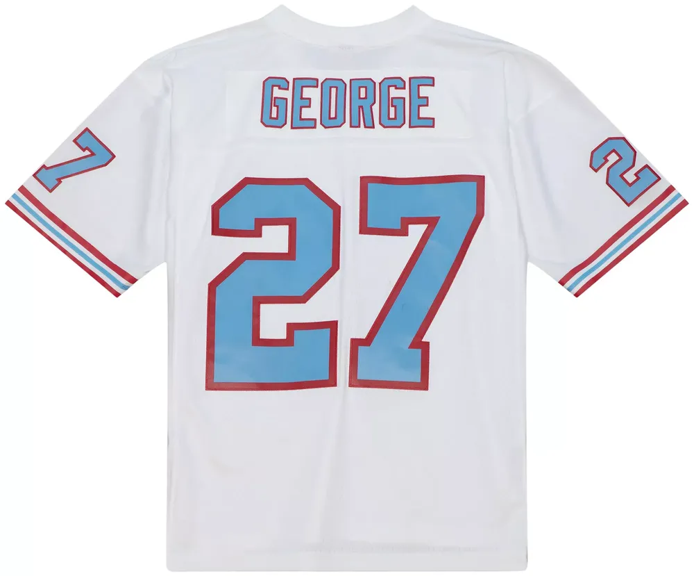 Mitchell & Ness Men's Houston Oilers Eddie George #27 White Throwback Jersey