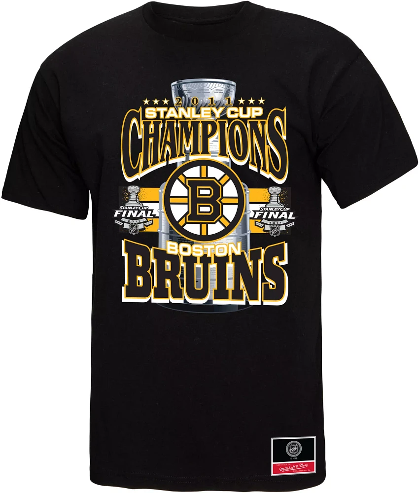 Mitchell & Ness Boston Bruins Cup Chase Black T-Shirt