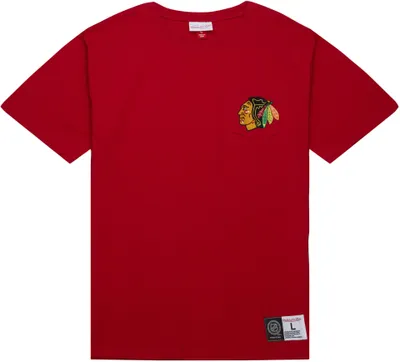 Mitchell & Ness Chicago Blackhawks Pocket Red T-Shirt