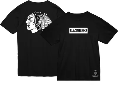 Mitchell & Ness Chicago Blackhawks Penalty Box Black T-Shirt