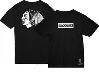 Mitchell & Ness Chicago Blackhawks Penalty Box Black T-Shirt