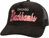 Mitchell & Ness Chicago Blackhawks Times Up Trucker Hat