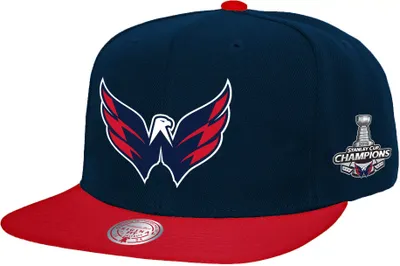 Mitchell & Ness Washington Capitals 2-Tone Stanley Cup Patch Snapback Hat