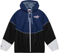 Mitchell & Ness Washington Capitals Team Black Windbreaker Jacket