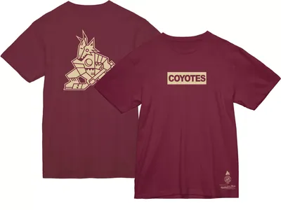 Mitchell & Ness Arizona Coyotes Penalty Box Maroon T-Shirt