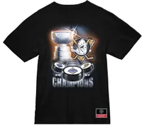 Mitchell & Ness Anaheim Ducks Cup Chase Black T-Shirt