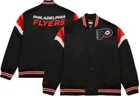 Mitchell & Ness Philadelphia Flyers Satin Black Jacket