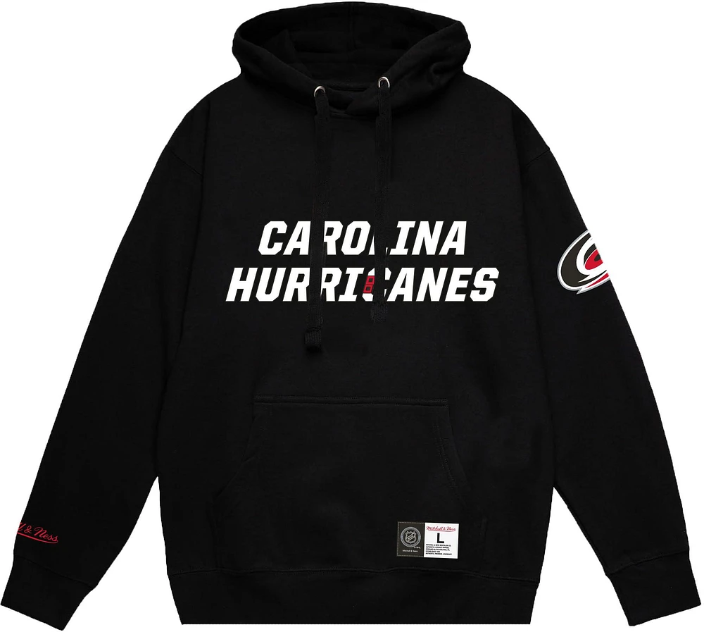 Mitchell & Ness Carolina Hurricanes All In Current Black Pullover Hoodie