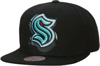 Mitchell & Ness Seattle Kraken Big Face Snapback Hat