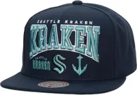 Mitchell & Ness Seattle Kraken Stack Champs Snapback Hat