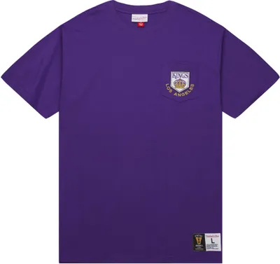 Mitchell & Ness Los Angeles Kings Pocket Purple T-Shirt