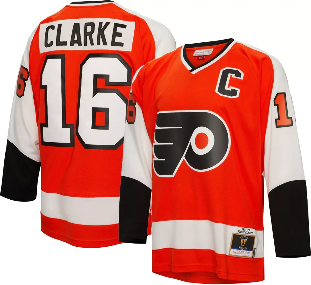 Mitchell & Ness Philadelphia Flyers Bobby Clarke #16 '74 Blue Line Jersey