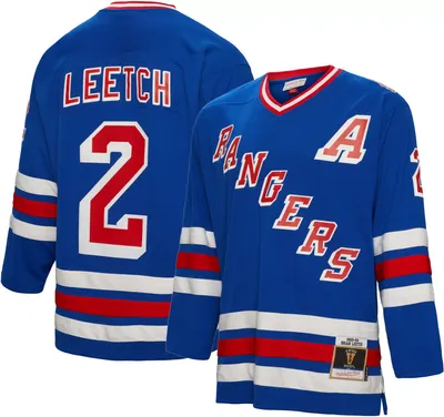 Mitchell & Ness New York Rangers Brian Leetch #2 '93 Blue Line Jersey