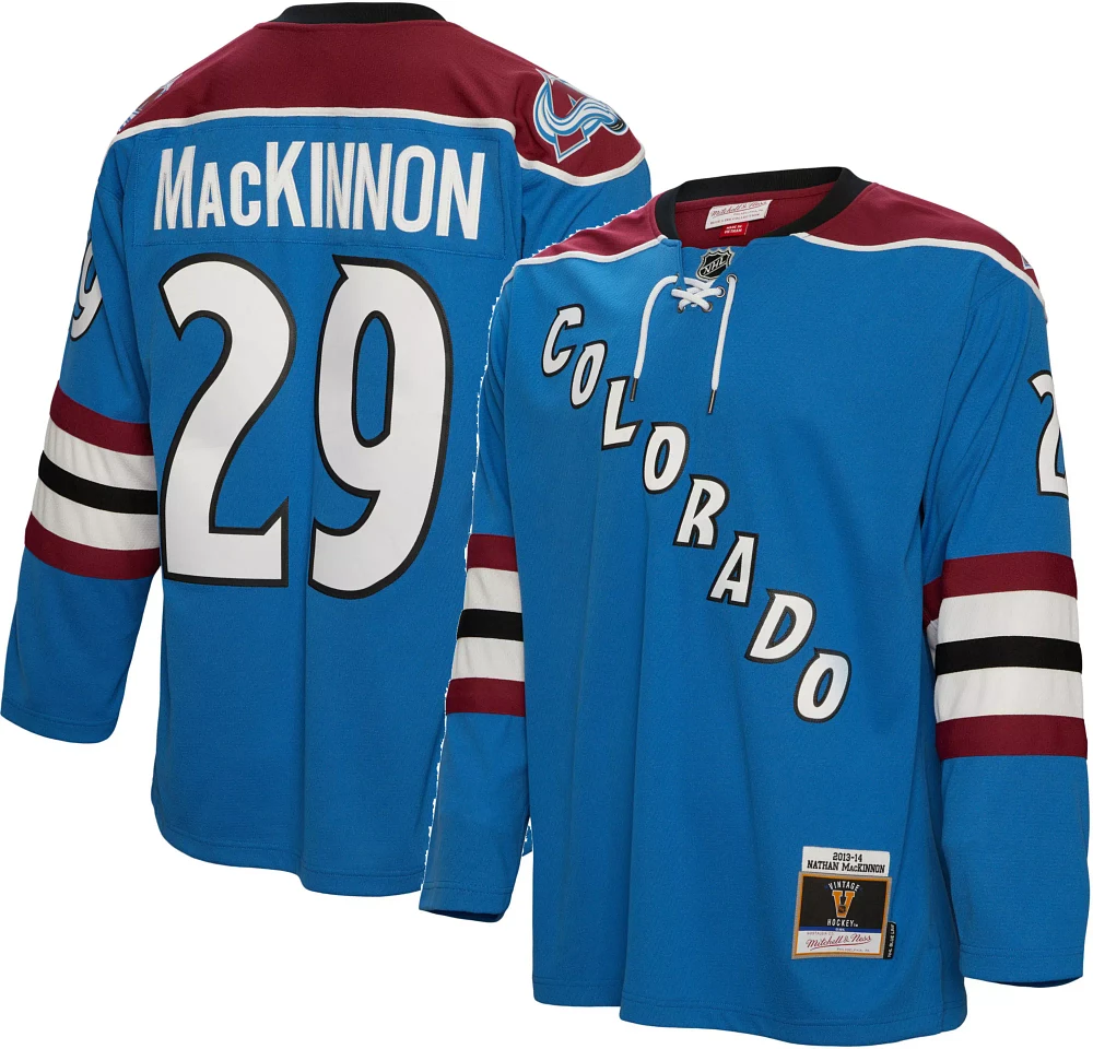 Mitchell & Ness Colorado Avalanche Nathan MacKinnon #29 '13 Blue Line Jersey