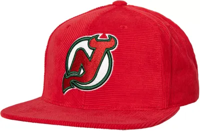 Mitchell & Ness Adult New Jersey Devils Vintage Side Patch Snapback Hat