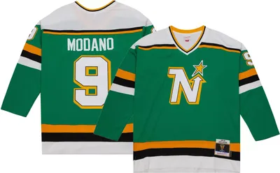 Mitchell & Ness Adult Minnesota North Stars Mike Modano #89 1989 Vintage Replica Jersey