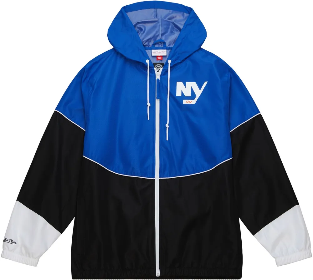 Mitchell & Ness New York Islanders Team Black Windbreaker Jacket