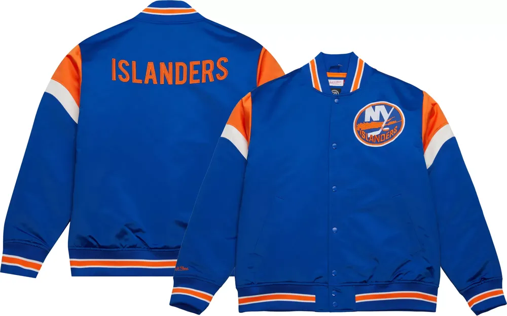 Mitchell & Ness New York Islanders Satin Blue Jacket