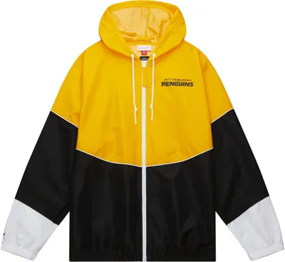 Mitchell & Ness Pittsburgh Penguins Team Black Windbreaker Jacket