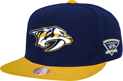 Mitchell & Ness Nashville Predators 2-Tone Stanley Cup Patch Snapback Hat