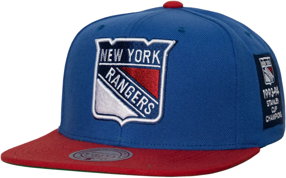 Mitchell & Ness New York Rangers 2-Tone Stanley Cup Patch Snapback Hat