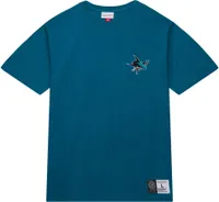 Mitchell & Ness San Jose Sharks Pocket Teal T-Shirt