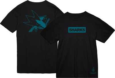 Mitchell & Ness San Jose Sharks Penalty Box Black T-Shirt