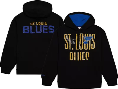 Mitchell & Ness St. Louis Blues Team OG Black Pullover Hoodie