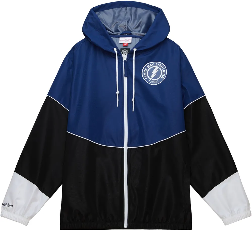 Mitchell & Ness Tampa Bay Lightning Team Black Windbreaker Jacket