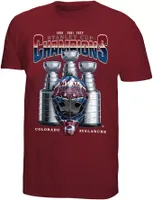 Mitchell & Ness Colorado Avalanche Cup Chase Maroon T-Shirt