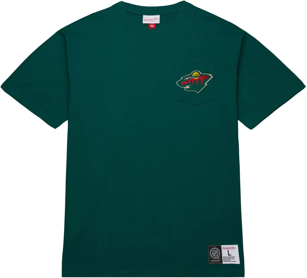 Mitchell & Ness Minnesota Wild Pocket Green T-Shirt