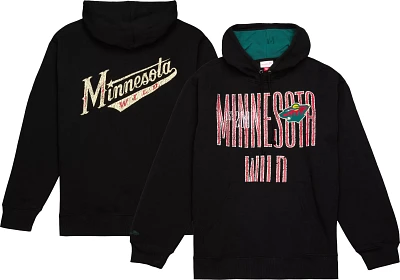 Mitchell & Ness Minnesota Wild Team OG Black Pullover Hoodie